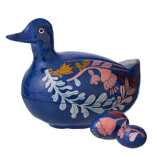 Decoration Duck With Two Hanging Eggs