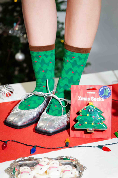 Christmas Tree Socks - Adult