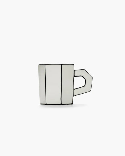 Serax Tea Cup White/Black Carte Blanche