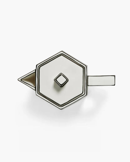 Serax Tea Pot White - Black Carte Blanche