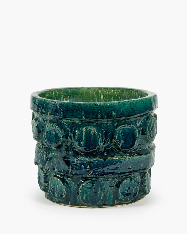 Serax Flower Pot Blue Green Look At Me - Large