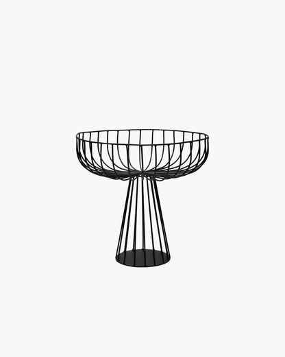 Serax Iron basket XL black Catu Metal Sculptures