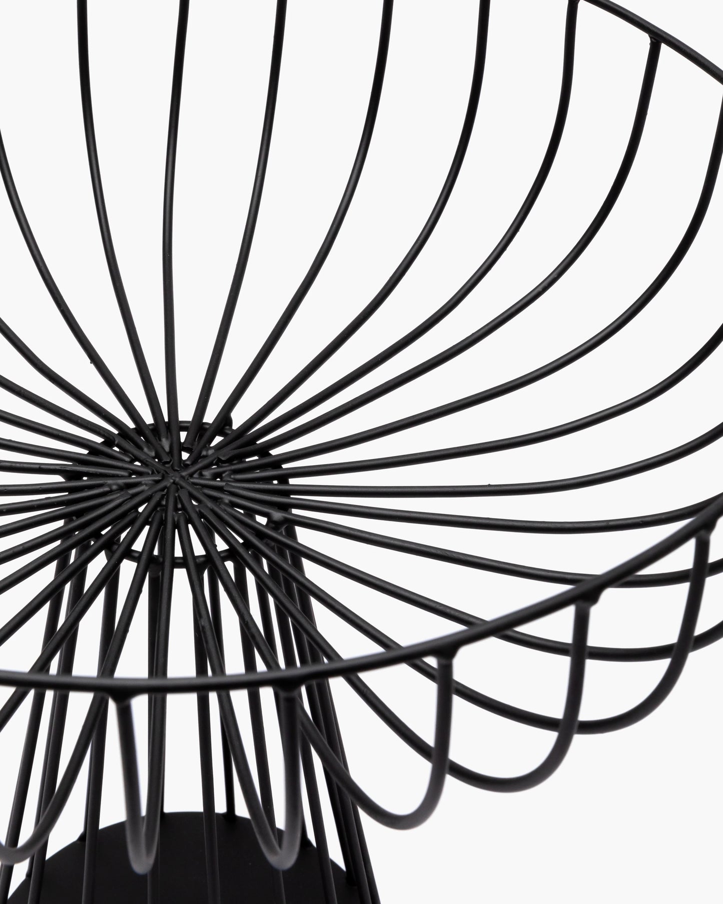 Serax Iron basket XL black Catu Metal Sculptures