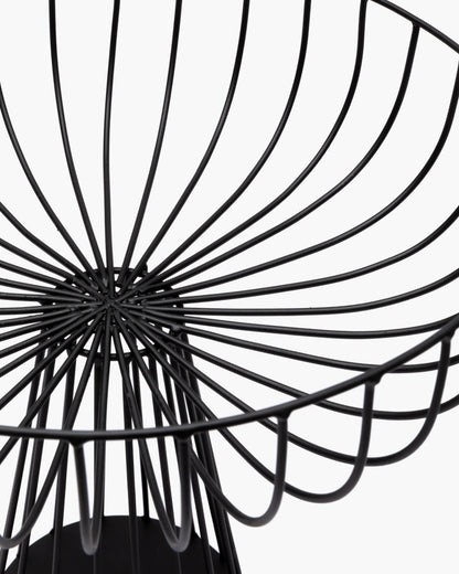 Serax Iron basket XL black Catu Metal Sculptures