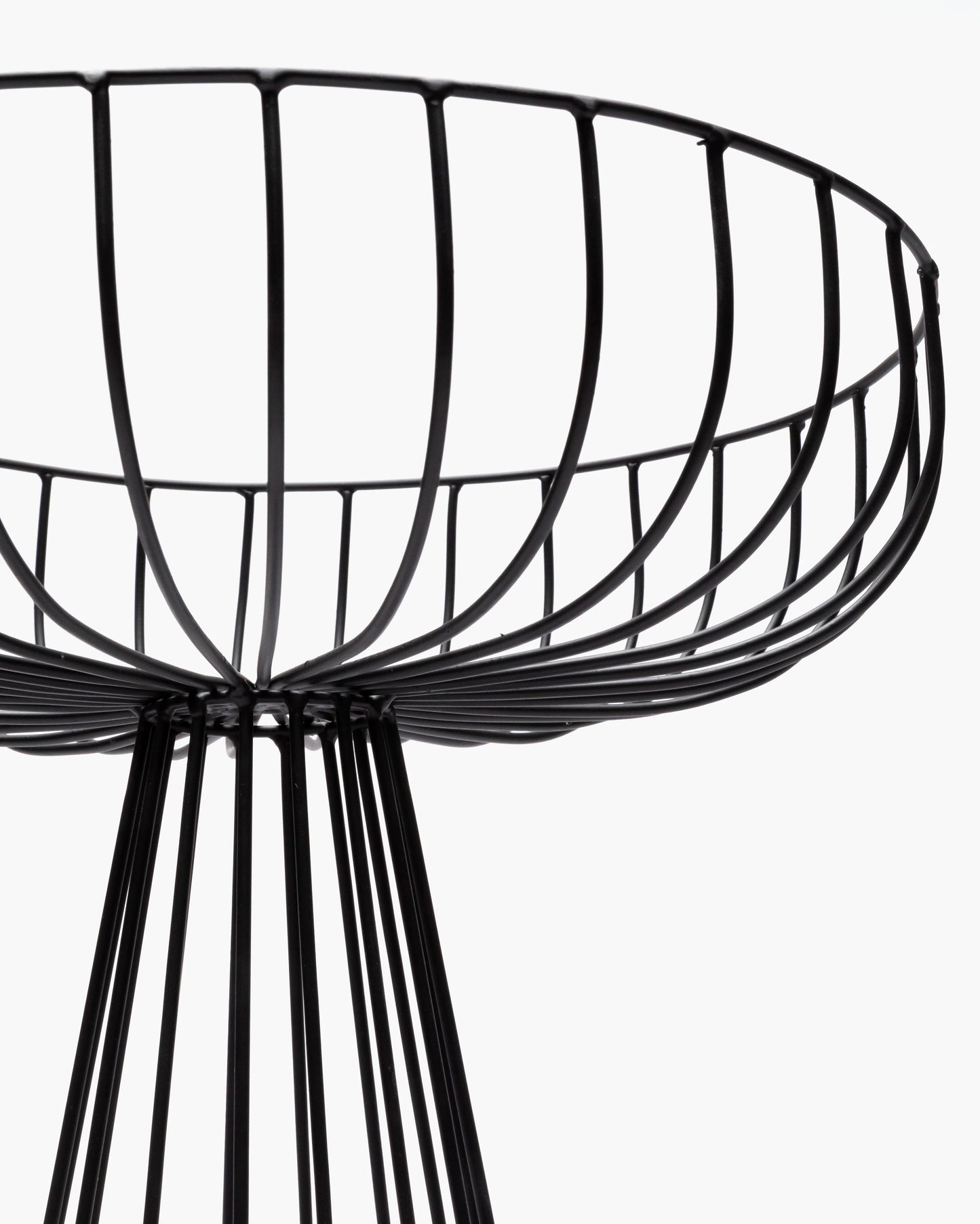 Serax Iron basket XL black Catu Metal Sculptures
