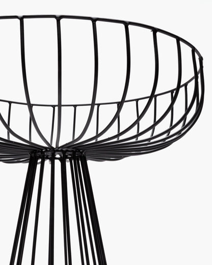 Serax Iron basket XL black Catu Metal Sculptures