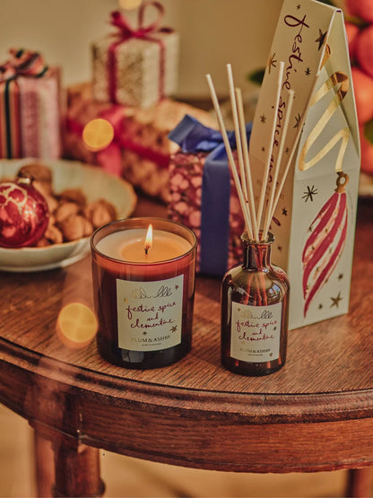 Plum & Ashby Festive Spice & Clementine Candle 220g