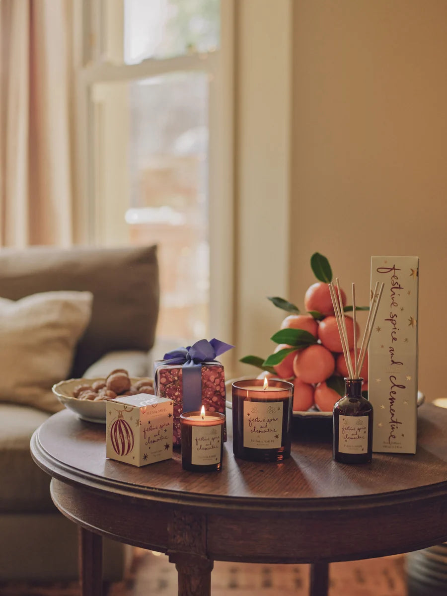 Plum & Ashby Festive Spice & Clementine Candle 220g