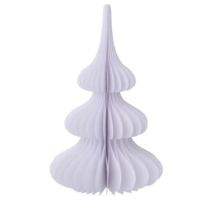 Honeycomb Tree Spruce H24cm Frost White