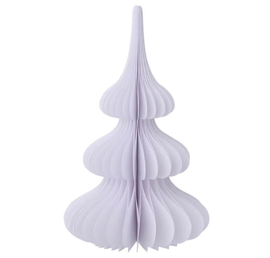 Honeycomb Tree Spruce H30cm Frost White