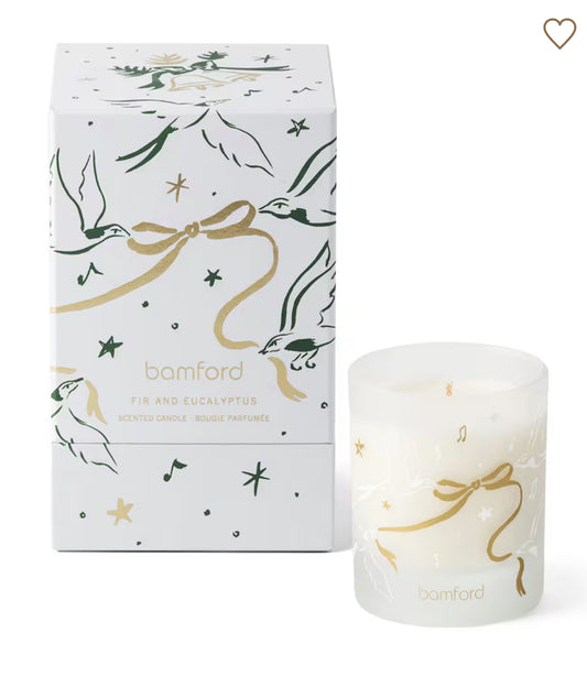 Bamford Fir + Eucalyptus Scented Xmas Candle 140G