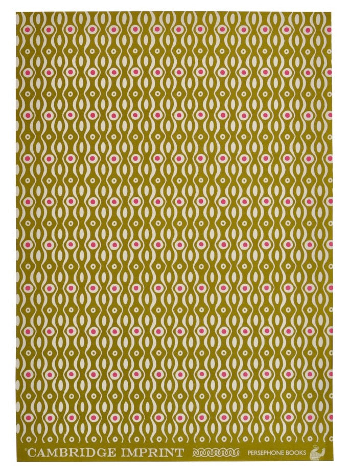 Cambridge Imprint Sheet Patterned Paper Persephone Bright Olive And Cool Pink