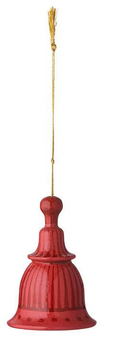 Papier Mâché Bells 8cm Gaya Cerise