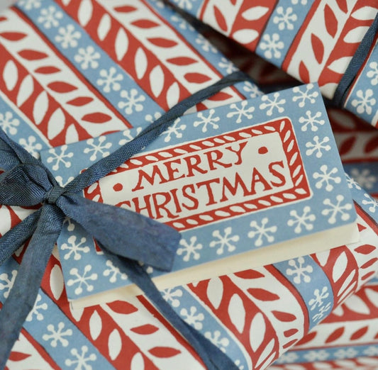 Cambridge Imprint  MerryChristmas Gift tags x 6