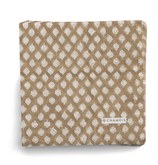 Paper Napkins /
Medallion / Light Brown /
33x33cm