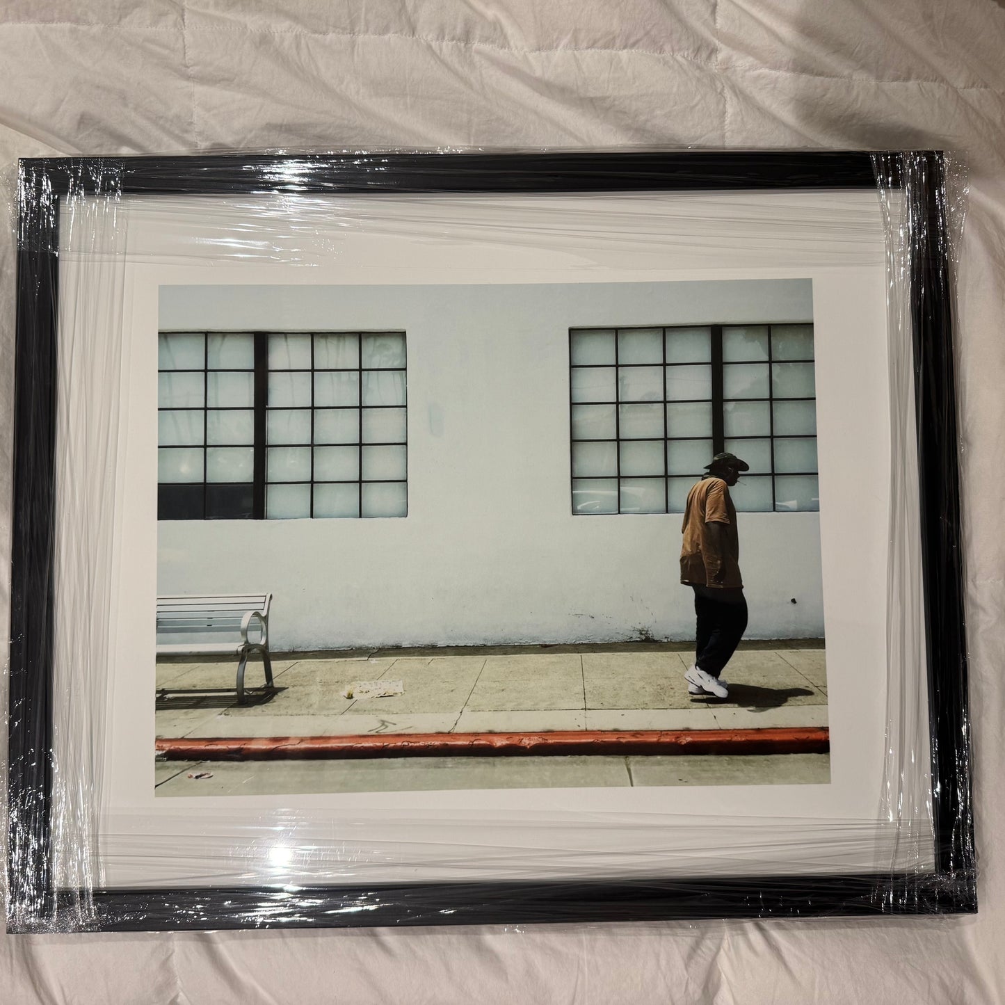 Black Frame - Santa Monica Man - Christina Kayser O