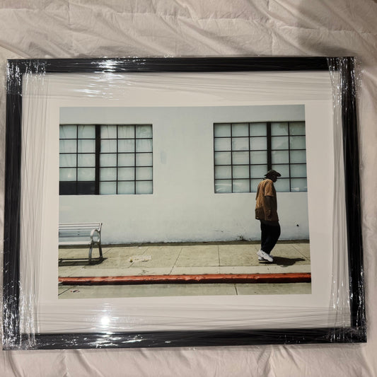 Black Frame - Santa Monica Man - Christina Kayser O