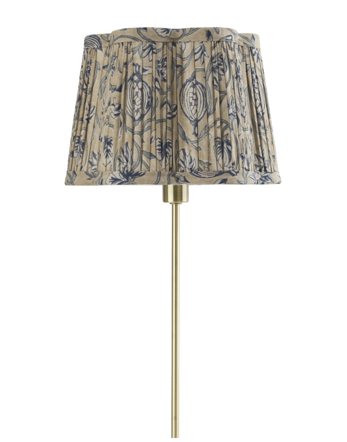 Lampshade Scallop /
Tangier Pomegranate /
Beige/Blue / 25 cm