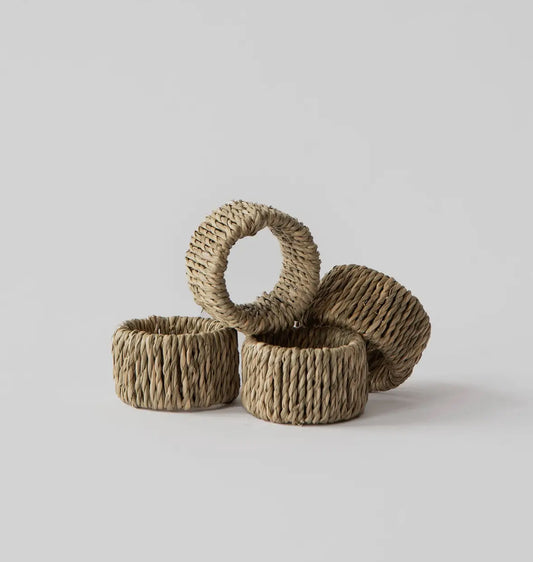 Nori Napkin Ring Set/4 - Natural