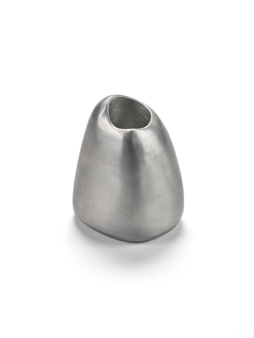 Serax Out of Lines Candle Holder Steel Grey H7.3