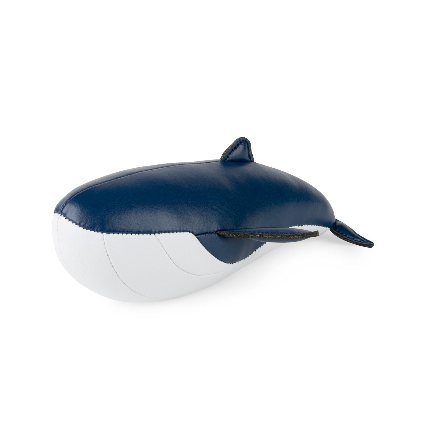 Whale Wave Paperweight - Midnight Blue + White
