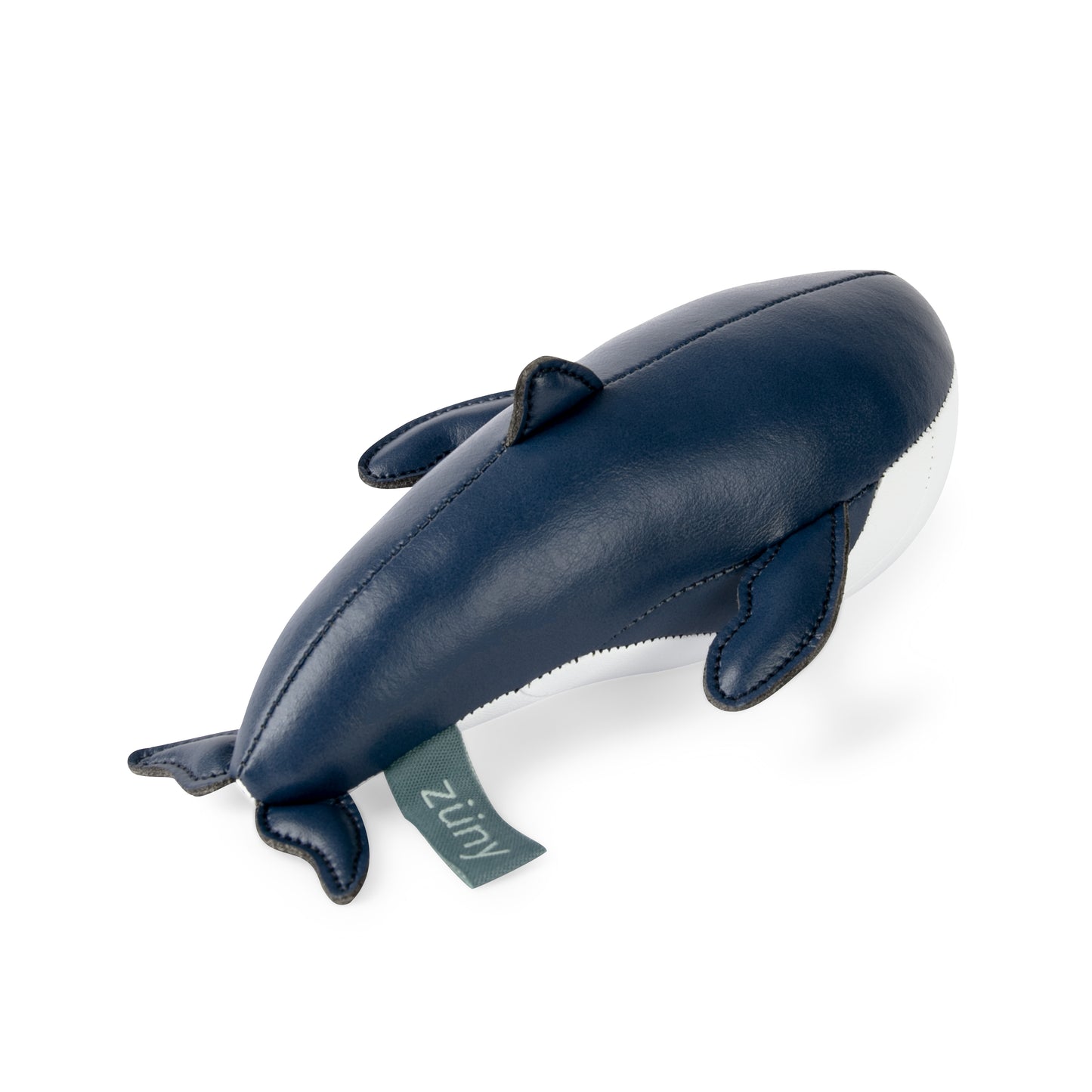 Whale Wave Paperweight - Midnight Blue + White