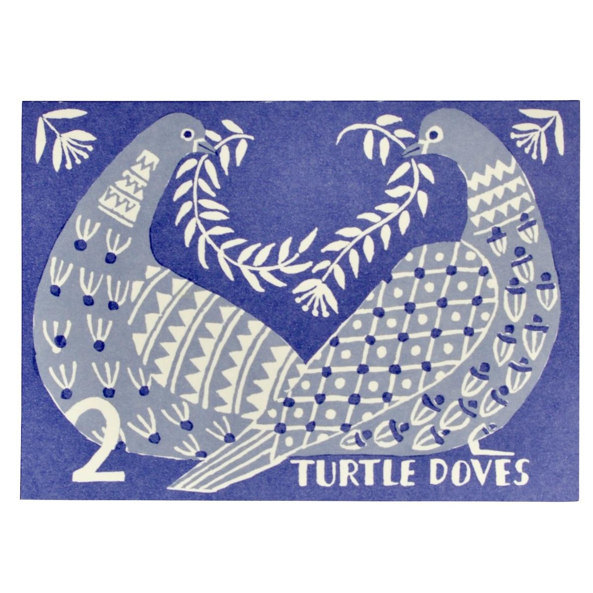 Cambridge Imprint Card Two Turtle Doves
