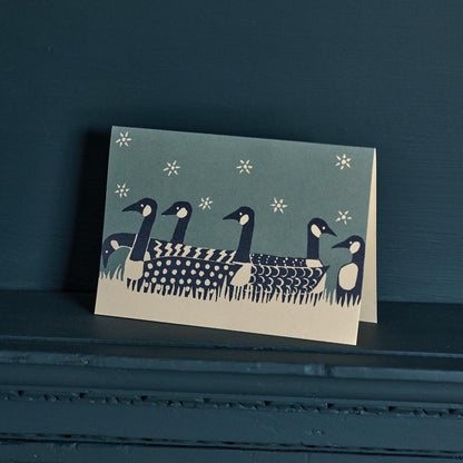 Cambridge Imprint Card Flock of Geese
