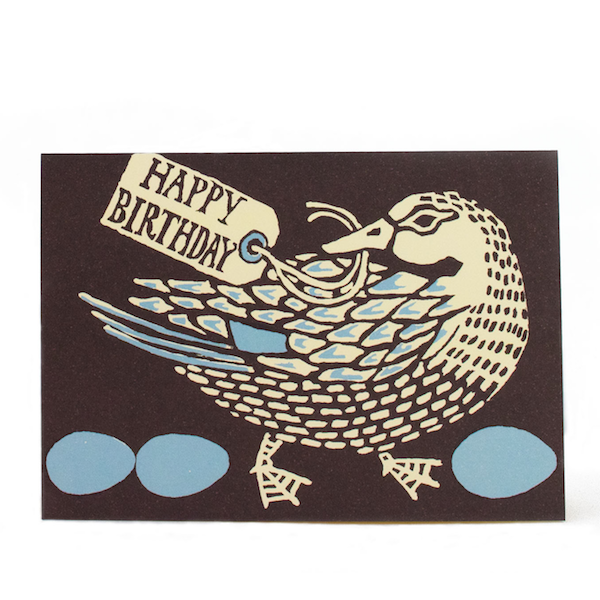 Cambridge Imprint Card Happy Birthday Duck