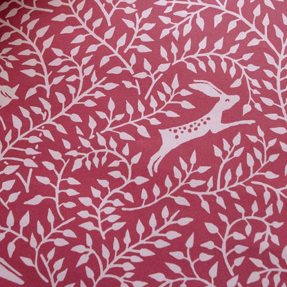Cambridge Imprint Patterned Paper Dancing Hare Berry