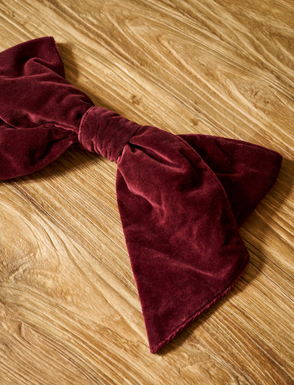 Hyde Christmas Door Bow - Berry