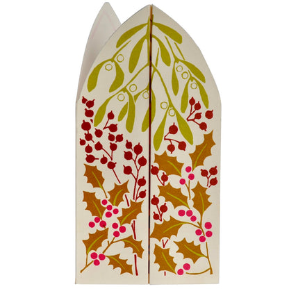 Cambridge Imprint Extra Special Triptych Card Hidden Winter Bird