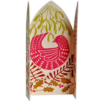 Cambridge Imprint Extra Special Triptych Card Hidden Winter Bird