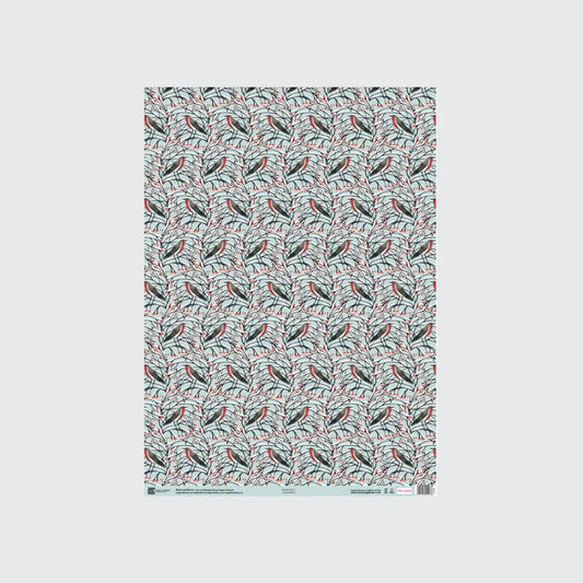 Angela Harding Winter Robbin sheet Wrap
