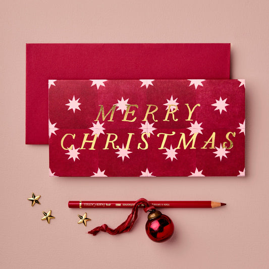 Scarlet Star 'Merry Christmas' Card