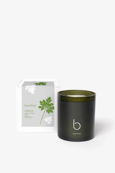 Bamford Geranium Candle Boxed 2KG
