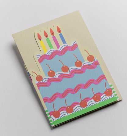 Cake & Jelly Fold Out Concertina Card × 6