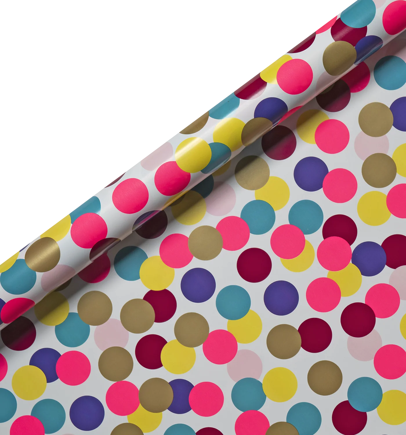 Shiki Polka Dot Confetti Roll Wrap, 3 Metres