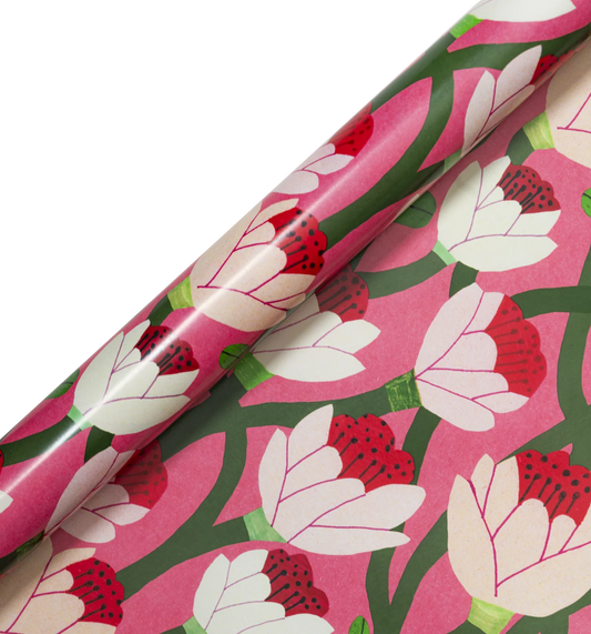 April in Paris Floral Roll Wrap, 3 Metres