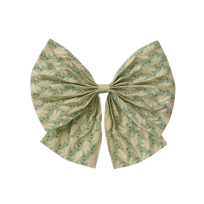 Paper Bow Naya 20cm / Sage + Gold