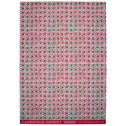 Cambridge Imprint Patterned Paper Alhambra Green and Pink