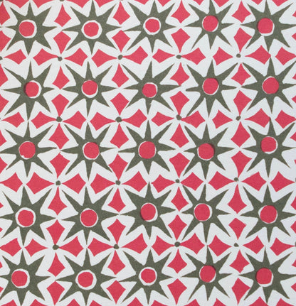 Cambridge Imprint Patterned Paper Alhambra Green and Pink