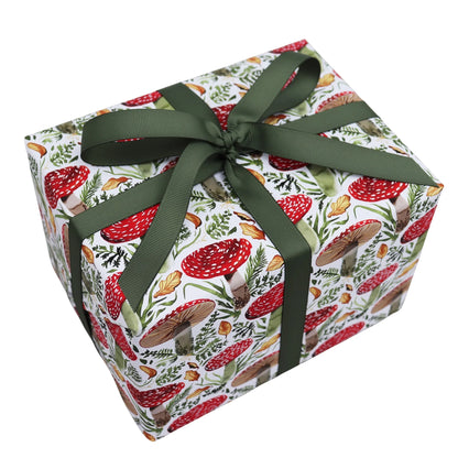 Mushroom Christmas Wrapping Paper