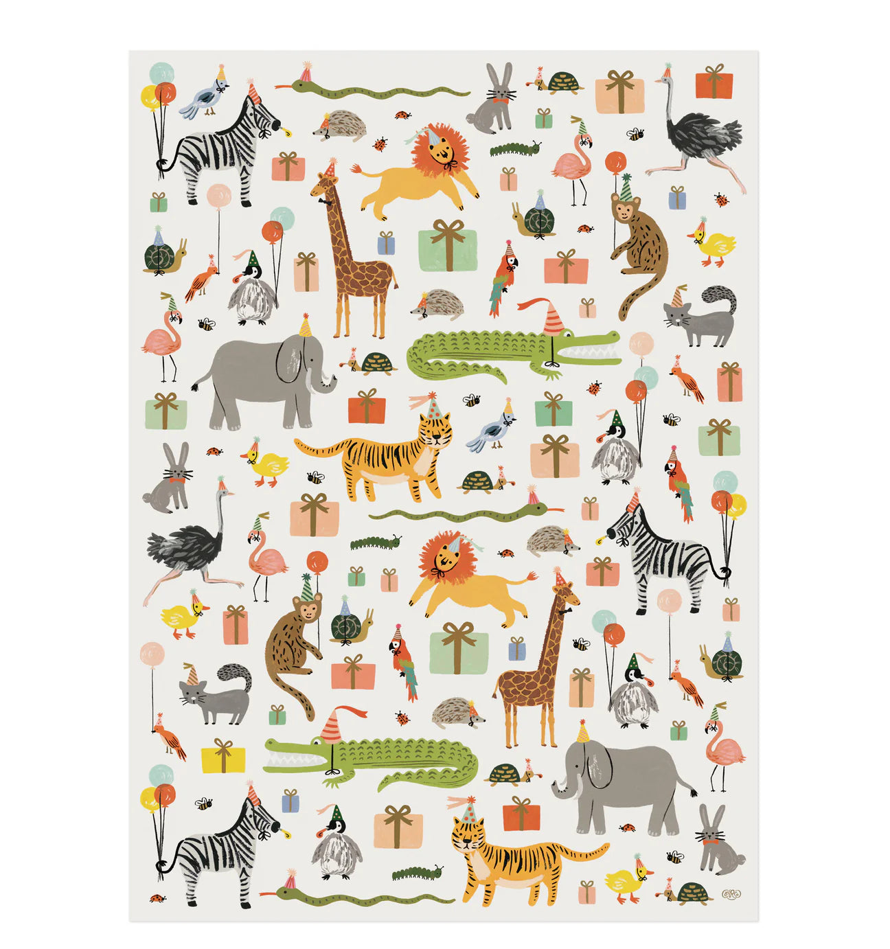 PARTY ANIMALS WRAP ROLL
