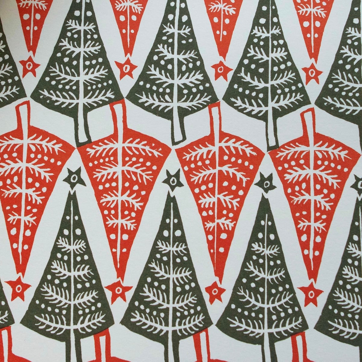 Patterned Paper Dancing Trees