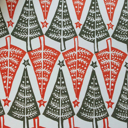 Patterned Paper Dancing Trees