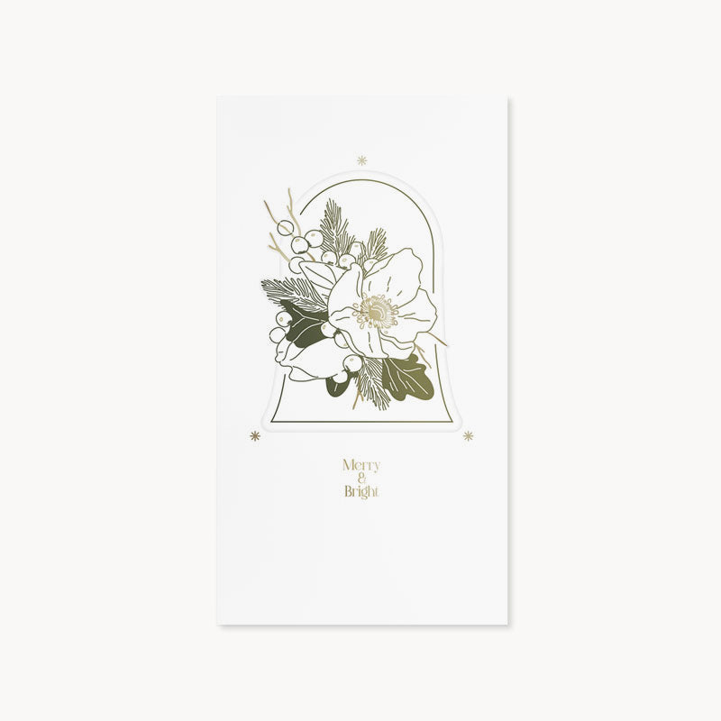Christmas Rose Pop Up Greetings Card
