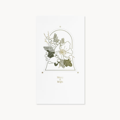 Christmas Rose Pop Up Greetings Card