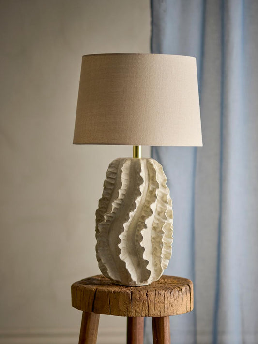 Natika Table lamp / White /Stoneware