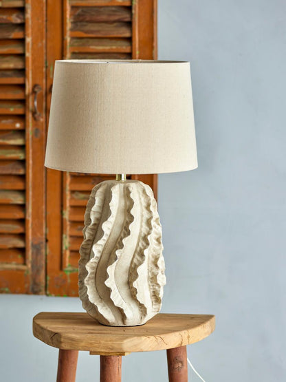 Natika Table lamp / White /Stoneware